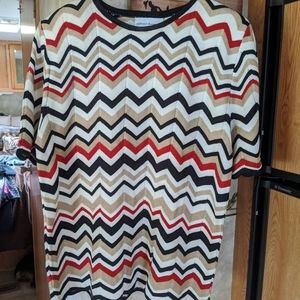 Alfred Dunner chevron sweater